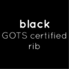 black organic rib