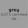 Grey Organic Rib