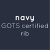 Navy Organic Rib
