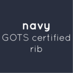Navy Organic Rib