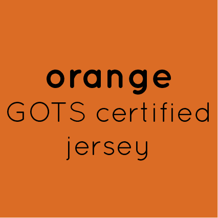 Orange organic jersey