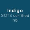 Indigo Organic Rib