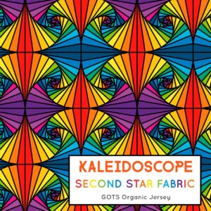 geometric rainbow fabric